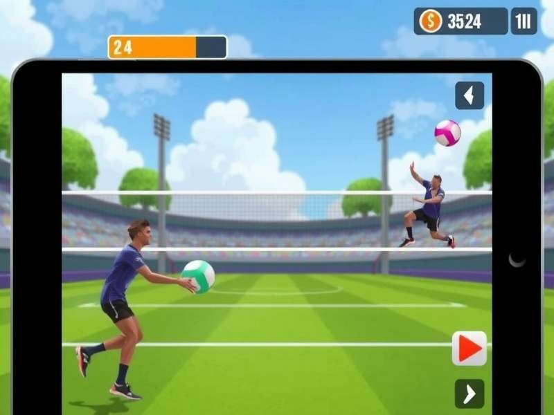Flash Volley Pro Game Interface